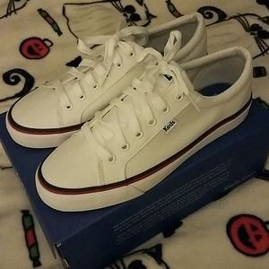 Keds jump kick twill white sneakers